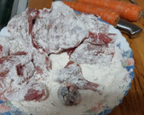 Foto del paso 1 de la receta: Conejo en salsa de tomate