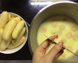 Hình bước làm 3 của món Bánh chuối hấp chan nước cốt dừa
