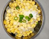 A picture of step 1 of Echorer chop palong jhol.