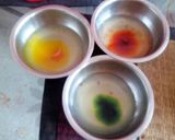 A picture of step 6 of Colourful rasgulla in custard.