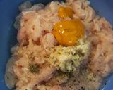 Foto del paso 1 de la receta: Tallarines de arroz con pollo y jamón en salsa de soja