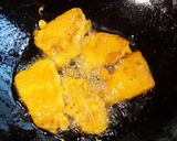 A picture of step 2 of Pumpkin Pakoda.