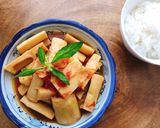 Hình bước làm 3 của món Măng tươi kho gừng