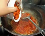 A picture of step 4 of Spicy chili shrimp paste(sambal terasi) Indonesia style.