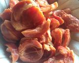 A picture of step 1 of Agwaluma juice.