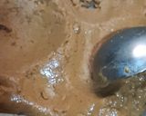 A picture of step 1 of Besan laddu.