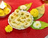 A picture of step 5 of Instant No Cook Coconut Kesar Elaichi Pedha.