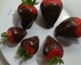 Foto del paso 15 de la receta: Tarta de chocolate, fresas y nata