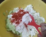 A picture of step 2 of Cabbage Paneer Manchurian.