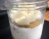 Hình bước làm 2 của món Yến mạch overnight oats chuối lê