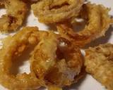 Chicken burger with beer battered onion & Cajun wedges recipe step 3 photo