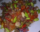 Foto langkah ke 5 dari resep Teri tepung tumis bawang cabe rawit petai.