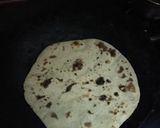 A picture of step 1 of Chappati pizza.