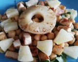 Foto del paso 10 de la receta Ensalada de garbanzos, tofu y piña