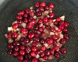 A picture of step 2 of Cranberry dressing.