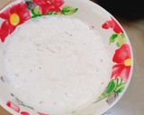Hình bước làm 1 của món Bánh bò làm từ men nở