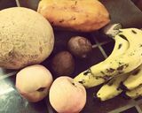 A picture of step 1 of Cream fruit chaat.