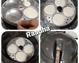 A picture of step 5 of Rava Idli or Instant Idli.
