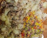 A picture of step 2 of Pilchards and potato cutlets.