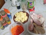 Pollo estilo disco en essen
