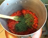 Une image de l'étape 6 de Sauces au piments antillais carottes oignons et épices.