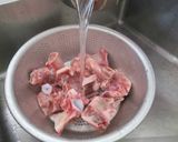 A picture of step 1 of Okinawa Soba (Okinawa’s Soul Food).