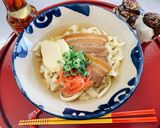 A picture of step 7 of Okinawa Soba (Okinawa’s Soul Food).