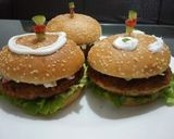 A picture of step 6 of Crispy fish & potato burgers with mayo salsa😋🍔.