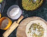 A picture of step 2 of Soyabean Keema Paratha.