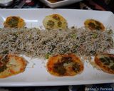 A picture of step 21 of Persian dill and fava beans rice with lamb shank (baghali polow BA mahichey).