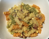 Foto del paso 3 de la receta: Espirales con huevos y jamón