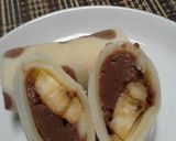 Foto langkah ke 6 dari resep Dadar Gulung Vla Coklat Pisang.