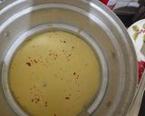 A picture of step 4 of Yellow dhokla.