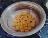 A picture of step 2 of Marwadi Gatte ki kadhi.