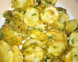A picture of step 8 of Potatoes Bhajia mwitu.