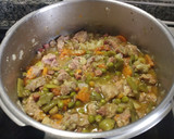 Foto del paso 6 de la receta: Menestra con carne de pavo, cerdo o ternera en Olla a Presión