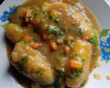 A picture of step 7 of Matoke in Curry Sauce.