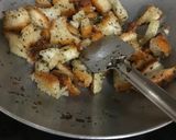 A picture of step 2 of Leftover Bread Croutons.