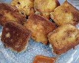 A picture of step 6 of Cheesy bread pakora.