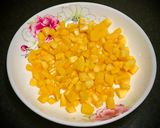Hình bước làm 1 của món Cơm mít chiên nấm