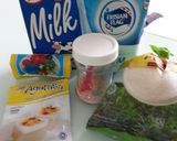Foto langkah ke 1 dari resep Puding susu topping buah.