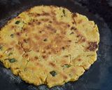 A picture of step 3 of Jowar flour Healthy Bhakhri.