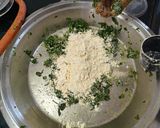 A picture of step 16 of Undhiyu.