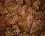 A picture of step 5 of Beef Rendang.