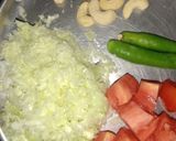 A picture of step 2 of Kaju currey (Jain).