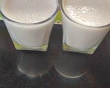 A picture of step 2 of Banana milkshake.
