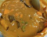 A picture of step 5 of Microwave Pork Cutlet Sweet Curry Rice Bowl (Kid-Friendly).