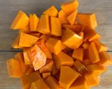 A picture of step 2 of Roast squash and sage soup - vegan.