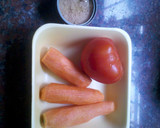 Foto del paso 1 de la receta: Tomate relleno light (sin arroz) Comida rápida y sana