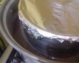 A picture of step 5 of Napolitan Flan with a Hint of Coffee.